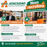 Attaché(e) Commercial(e) & Cariste – Atacadao Bens