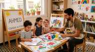 Baby-sitter créatif à domicile