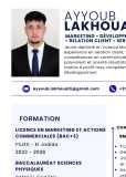 Candidature – Commerce, Vente et Développement Com