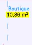 Magasin à vendre 10,86 m² à Temara