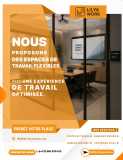 Espaces de travail modernes et équipés