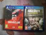 jeux ps4  //  call of duty ww2  //  driverclub 